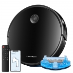 LIECTROUX C7 Robotdammsugare och Mopkombination, Smart Kartläggning, WiFi-App och Fjärrkontroll, 6Kpa Sugkraft, Borstlös Motor, Fungerar med Alexa och Google Assistant, Perfekt för Djurhår, Mattor och Hårda Golv