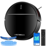 LIECTROUX M7S PRO Robotdammsugare, Smart kartläggning med minne, WiFi-app och röststyrning, 4000Pa stark sugkraft, torr- och våtmoppning, passar för djurhår, rengöring av golv och mattor i hemmet, desinficering